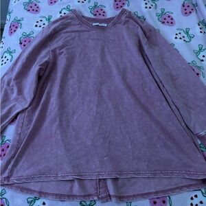 Pink Long Sleeve Shirt